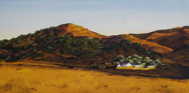 Off Interstate 680 - oil on canvas