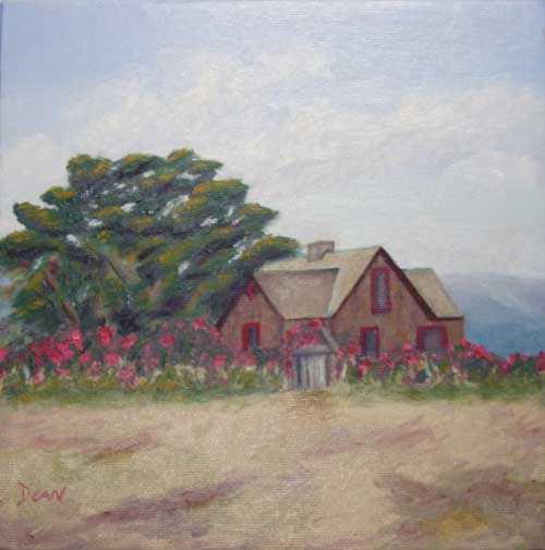 Mendo Cottage - oil on canvas